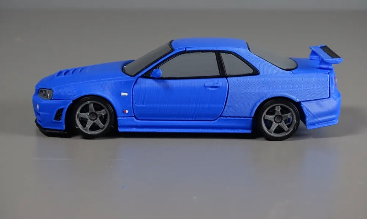 GT-R R34 Mini Kit Card